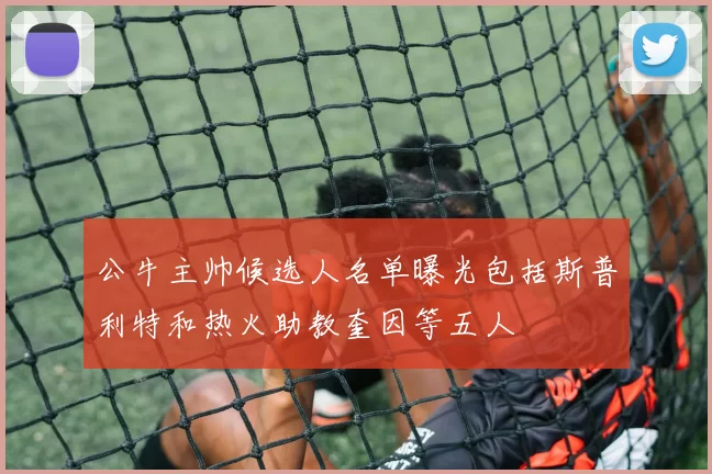 公牛主帅候选人名单曝光包括斯普利特和热火助教奎因等五人